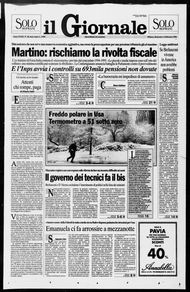 Il giornale : quotidiano del mattino